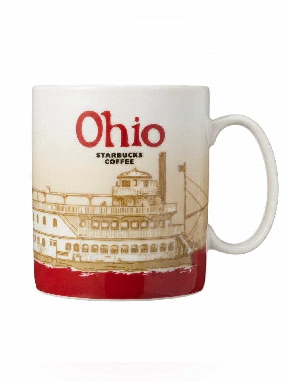 Starbucks Ohio Global Icon 16oz Collector Mug Steamboat
